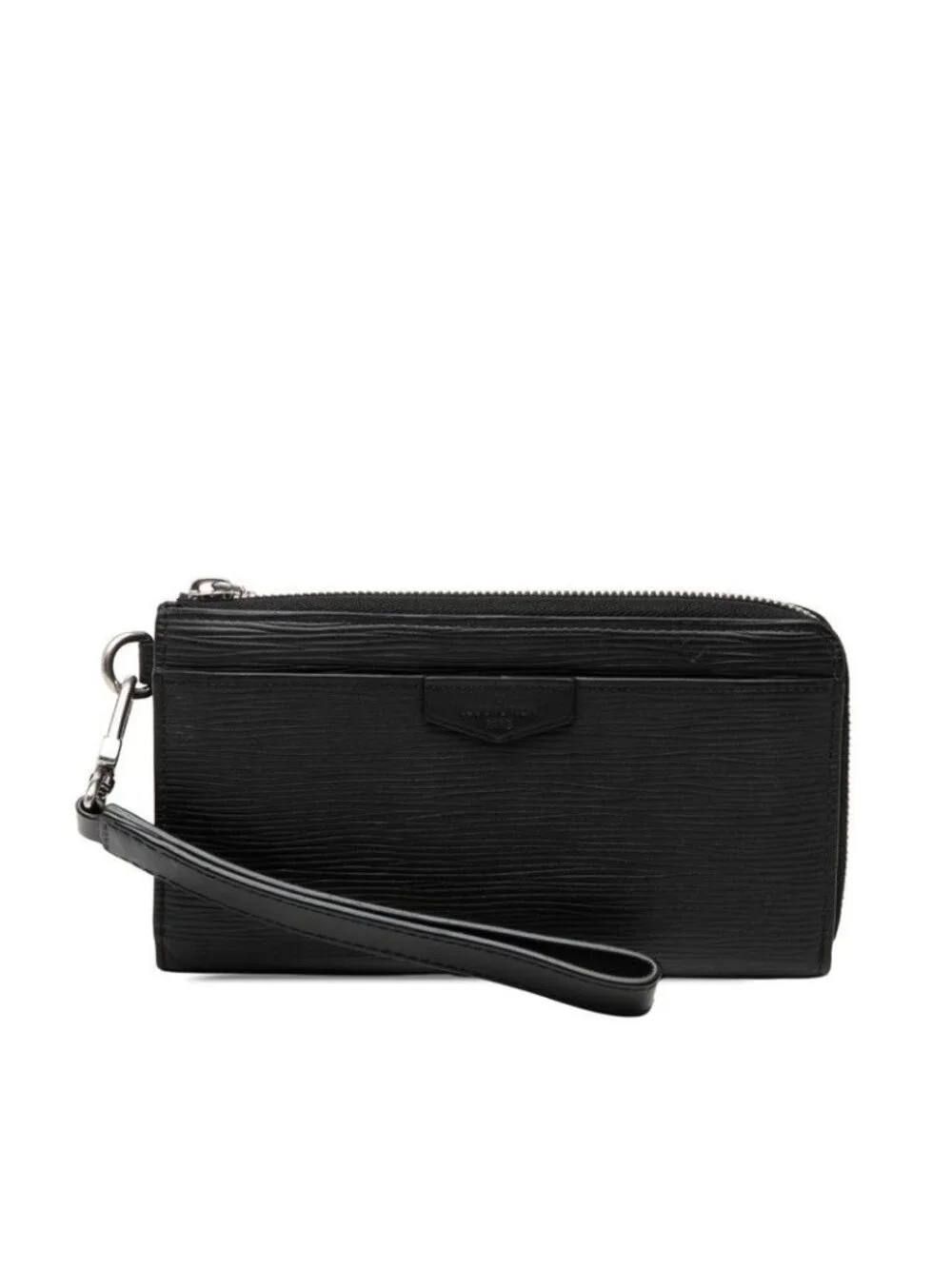 Louis Vuitton Epi Zippy Dragonne L-shaped Zipper Wallet Noir Black Leather